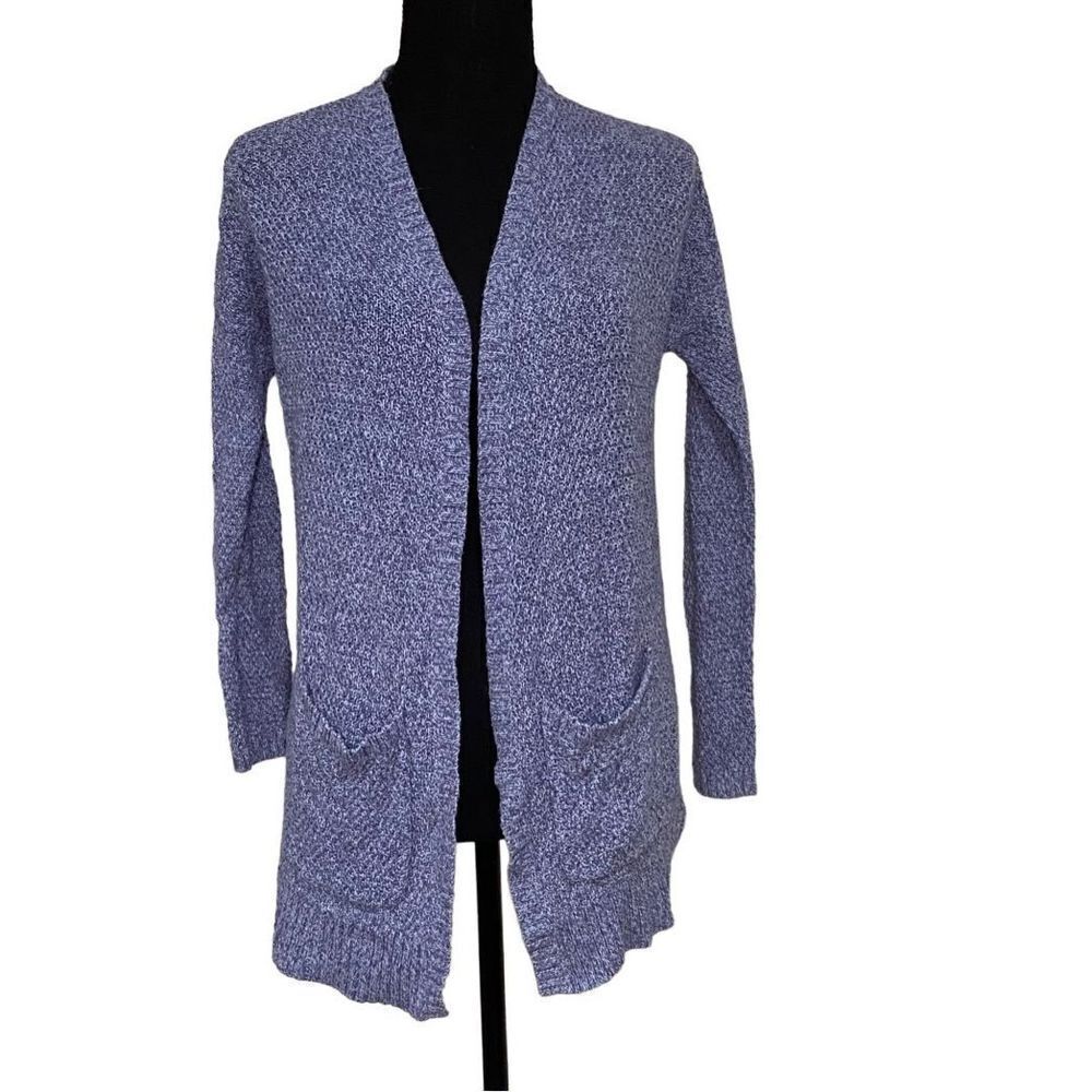 BDG Urban Outfitters Light Blue Open Front Knit Cardigan